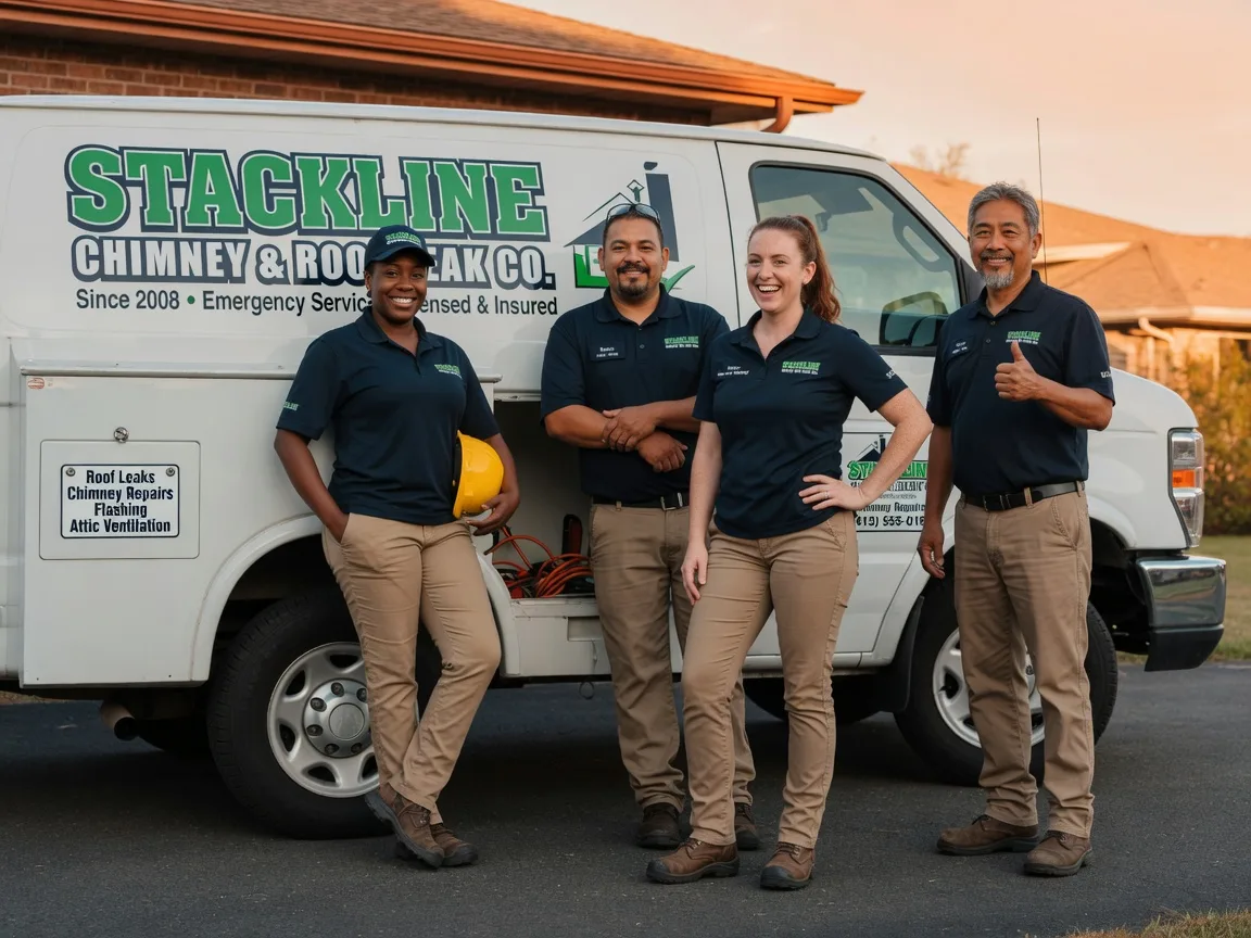Chimney flashing repair company in Wilton, AR